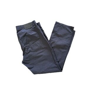 English Laundry Mens 34 x 30 Grey Straight Leg 5 Pocket Chino Pant Great